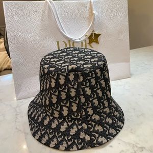 Dior Signature Oblique Technical Canvas Bucket Hat
